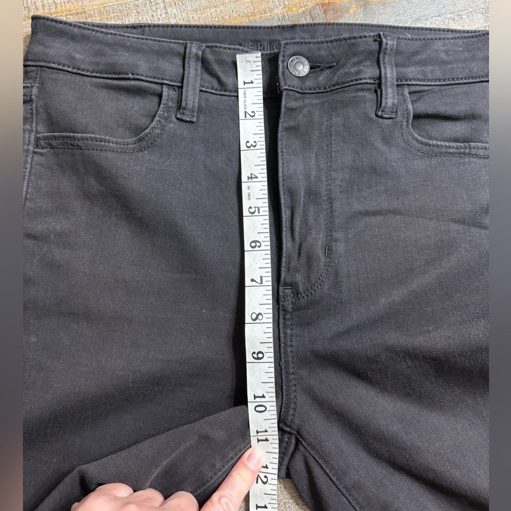 American Eagle Outfitters Women’s Supet Hi-Rise jegging Black  Jeans - Picture 4 of 13